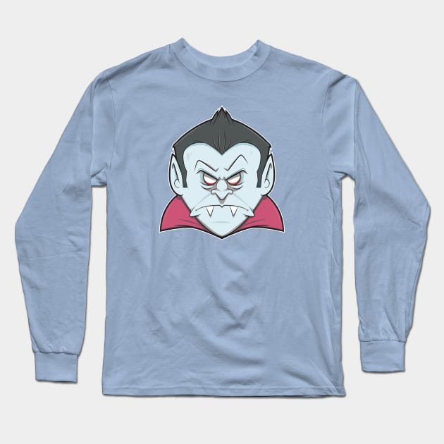 halloween vampire Long Sleeve T-Shirt by CoySoup